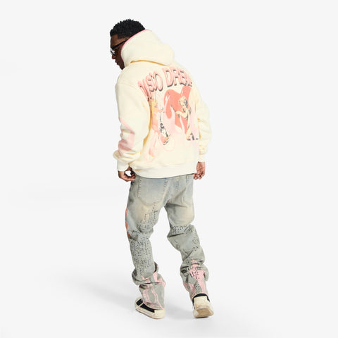 "Disco Dreams" Hoodie (cream)