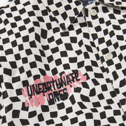 "Floating" Trucker Jacket (black/white)