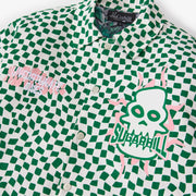"Floating" Trucker Jacket (green/white)