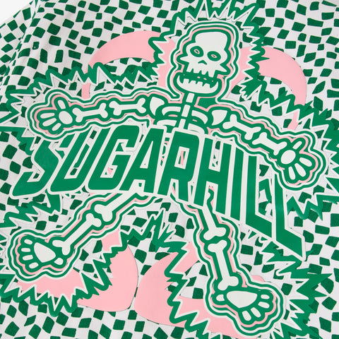 "Floating" Trucker Jacket (green/white)