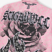 "Widow" Jacket (pink jacquard)