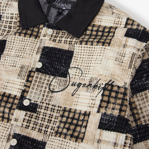 "Scrapbook" Waffle Jacket