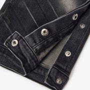 "Temple" Stacked Jeans (black contrast)