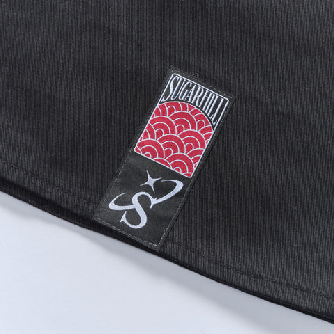 "Cruel" Denim Shorts (black wash)