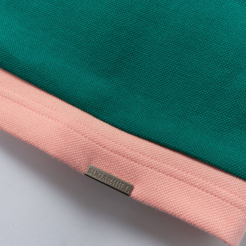 "Roadrunners" Box-Fit Rugby Polo (green/orange)