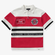 "Roadrunners" Box-Fit Rugby Polo (red/white)