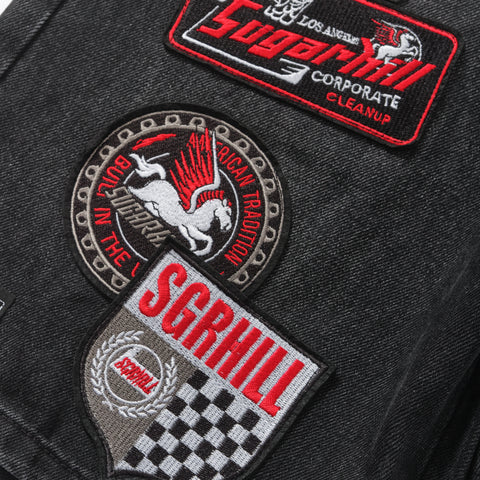 "Cruel" Denim Shorts (black wash)