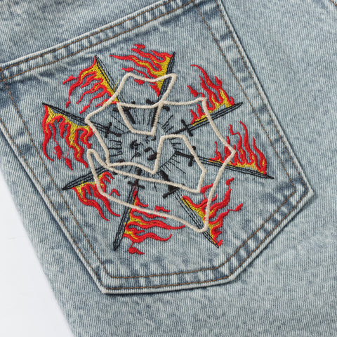 "Joan" Denim Shorts (light wash)