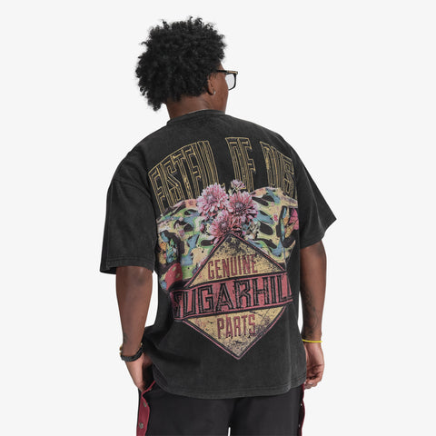 "Genuine Parts" T-Shirt (black vintage)