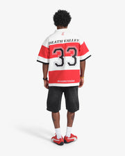 "Roadrunners" Box-Fit Rugby Polo (red/white)