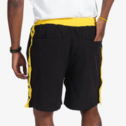 "Magnolia" Snap Shorts (gold/black)