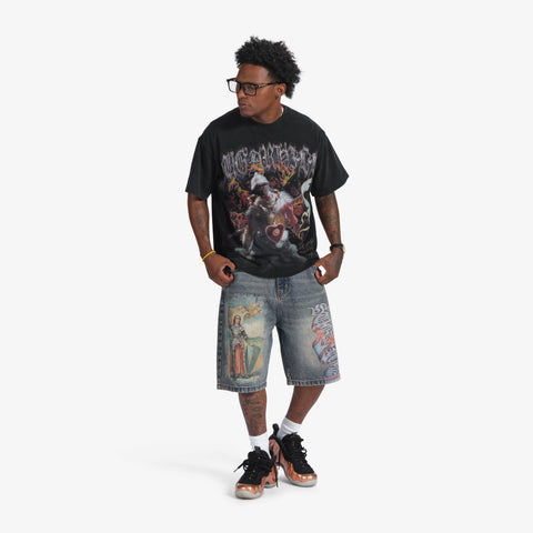 "Conquered" T-Shirt (black vintage)