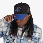 "Aspect" Twill Hat (blue/black)