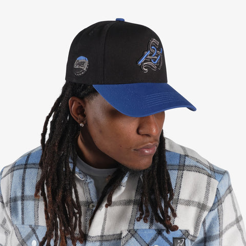 "Aspect" Twill Hat (blue/black)