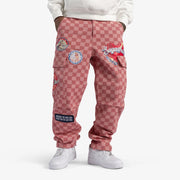 "Bishop" Denim Cargos (red checker)