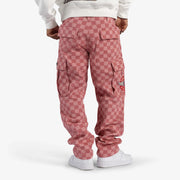 "Bishop" Denim Cargos (red checker)