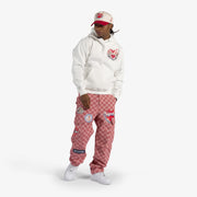 "Bishop" Denim Cargos (red checker)