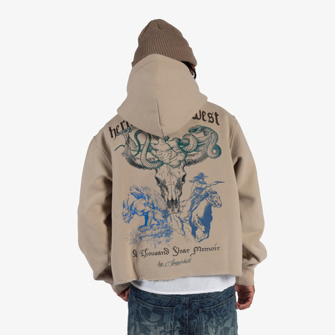 "Memoir" Hoodie (cement)