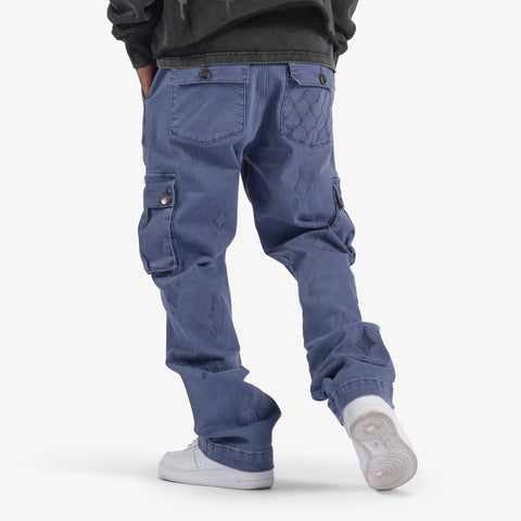 "Dune" Cargo Denim (navy blue)