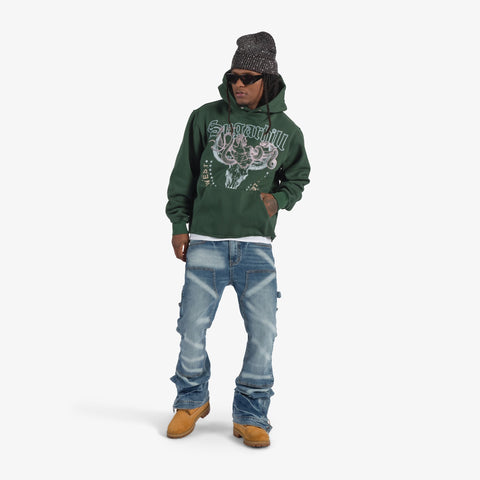 "Memoir" Hoodie (dark green)