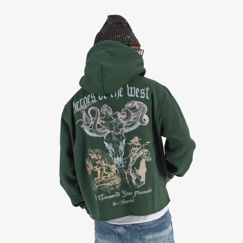 "Memoir" Hoodie (dark green)