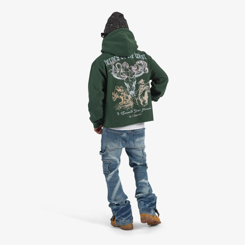 "Memoir" Hoodie (dark green)