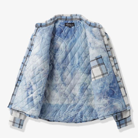 "Angels" Flannel Jacket (baby blue)