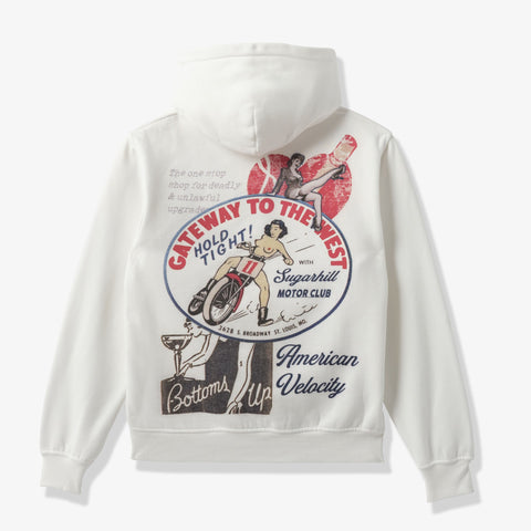 "Velocity" Hoodie (white)