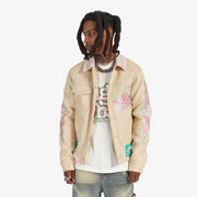 "Natural" Suede Jacket (tan)