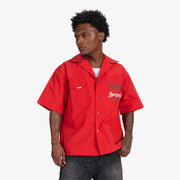 "Sinister" Nylon Lounge Shirt (red)