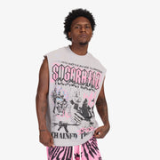 "Pretender" Cutoff Tee (lava grey)