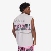 "Pretender" Cutoff Tee (lava grey)