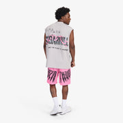 "Pretender" Cutoff Tee (lava grey)