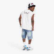 "Angelic" Cutoff Tee (white)