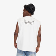"Angelic" Cutoff Tee (white)