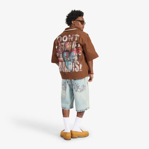 "D.N.D" Work Shirt (brown)