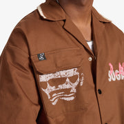 "D.N.D" Work Shirt (brown)