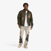 "Franz" Trucker Jacket (scrunch camo)