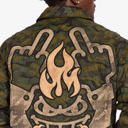 "Franz" Trucker Jacket (scrunch camo)