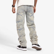 "Cell" Relaxed Fit Jeans (light wash)