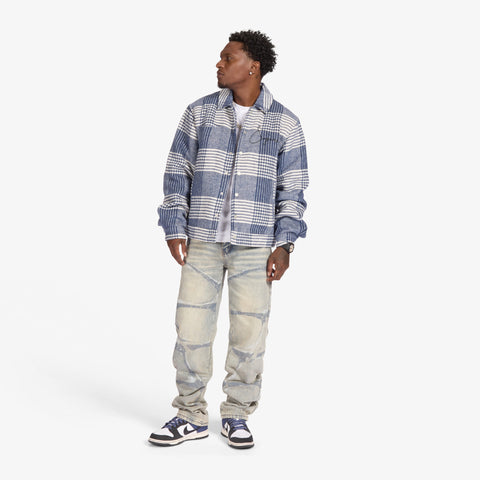 "Eastwood" Jacket (blue plaid)