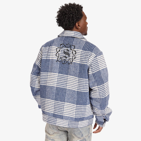 "Eastwood" Jacket (blue plaid)