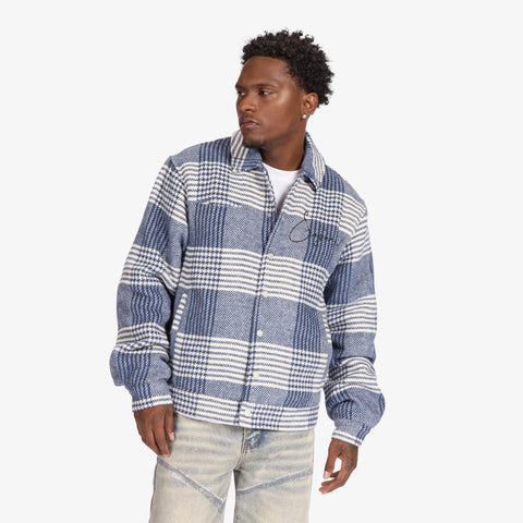 "Eastwood" Jacket (blue plaid)