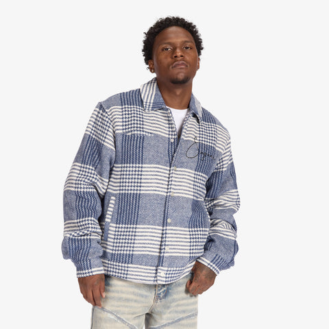 "Eastwood" Jacket (blue plaid)