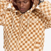 "Magnus" Fur Hoodie (caramel/butter)