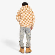 "Magnus" Fur Hoodie (caramel/butter)