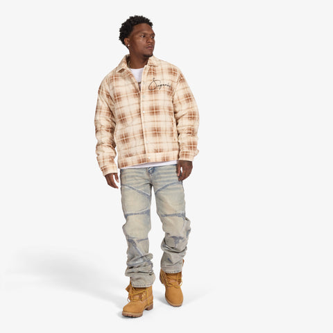 "Cell" Relaxed Fit Jeans (light wash)