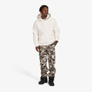"Staring" Embossed Hoodie (white)
