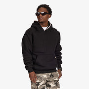 "Staring" Embossed Hoodie (black)