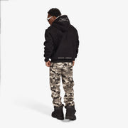 "Staring" Embossed Hoodie (black)